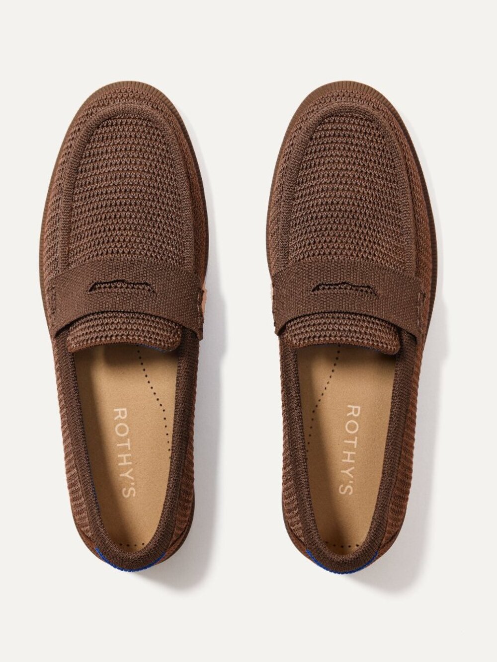 Rothy's The Penny Loafer - Cinnamon Raffia-Knit Size 10